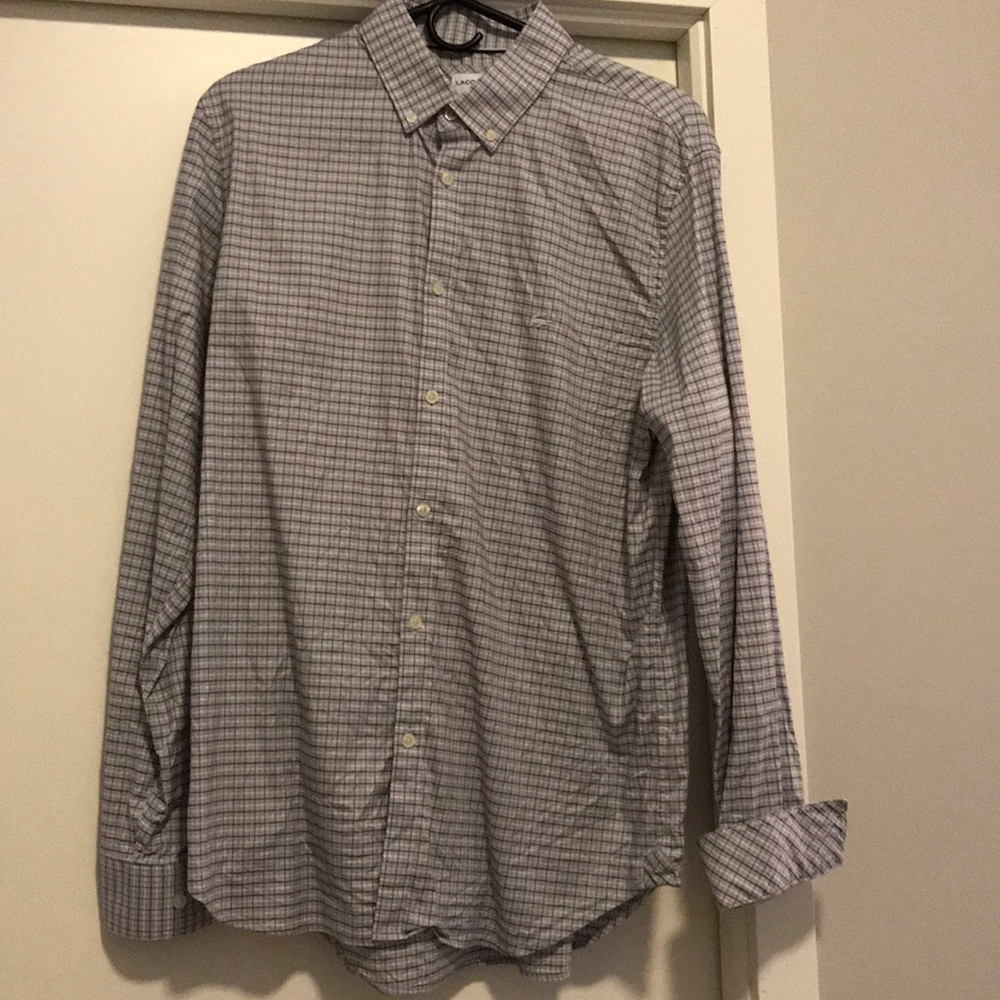 Men’s Lacoste button-up shirt
